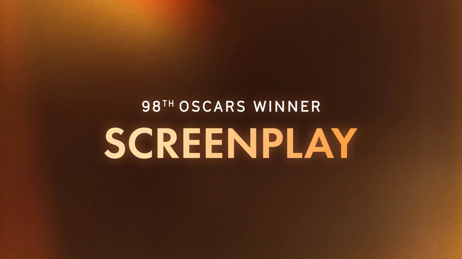 Screenplay 2026 Winner