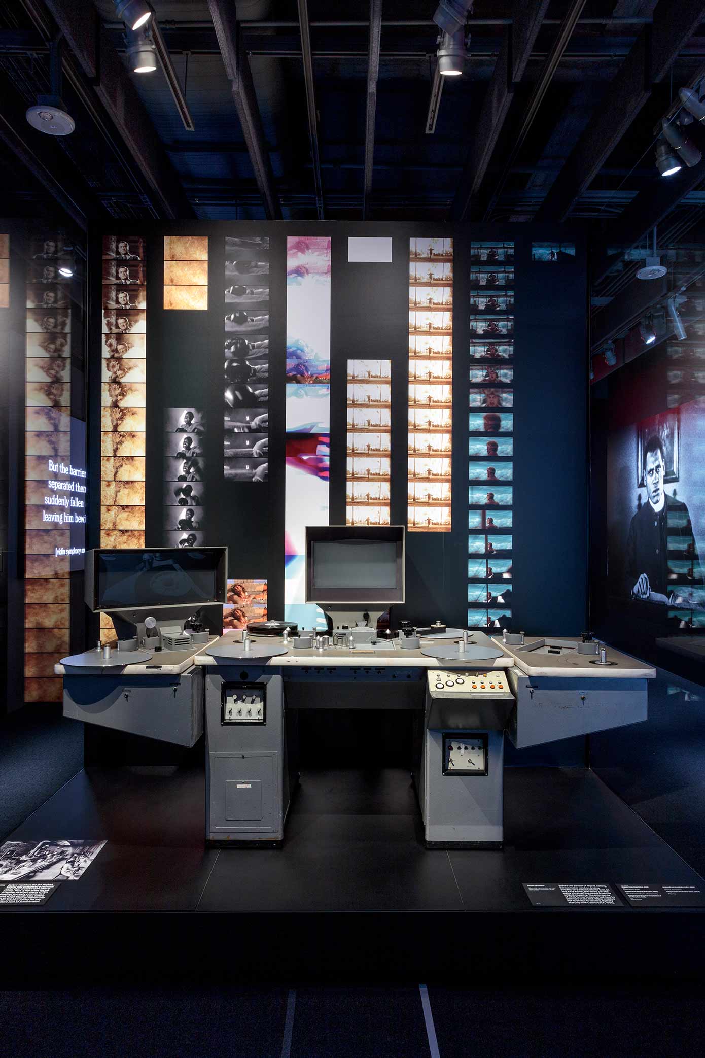 Flatbed KEM editor; Academy Museum of Motion Pictures, gift of Alex Halpern, Smoking Cat, and Mike Zoss Productions; Significant Movies and Moviemakers: Thelma Schoonmaker, Stories of Cinema 2, Academy Museum of Motion Pictures. Photo by Joshua White, JWPictures/©Academy Museum Foundation