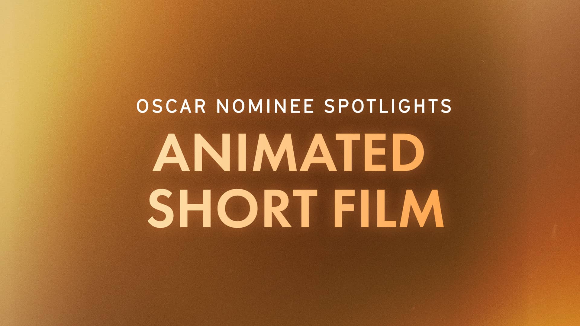 2026 Animated Short Film