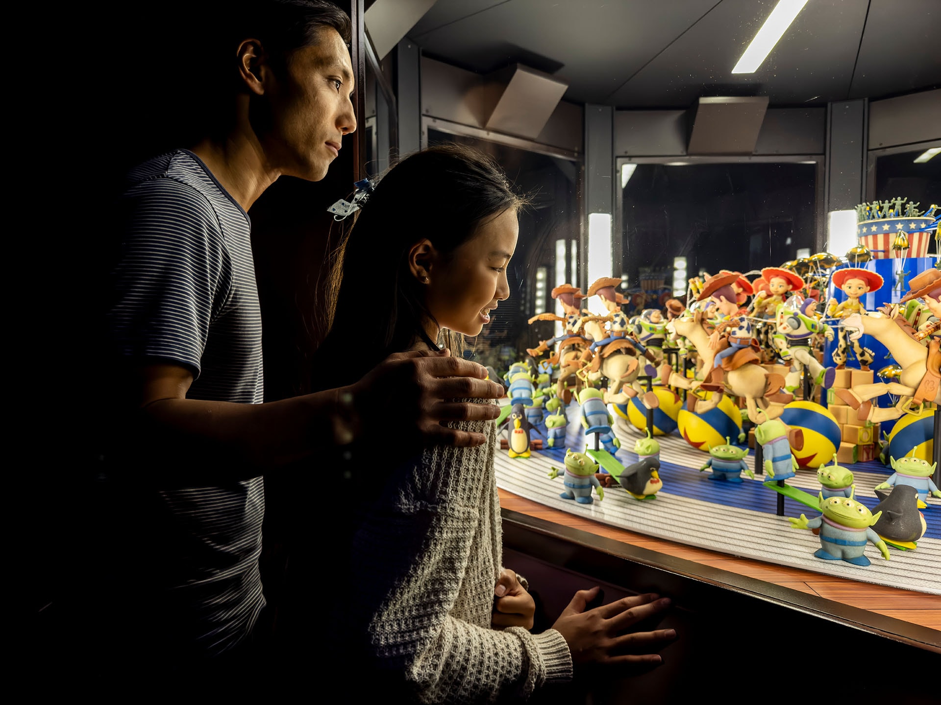 The Pixar Toy Story 3D Zoetrope